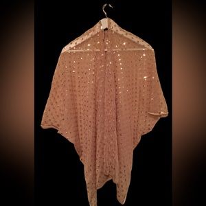 Cejon Gold Sequin Wrap / Cover Up